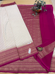 Pure Banaras Georgette Sarees #F6033