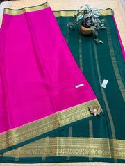 Pure Crepe Silk Saree #G2501