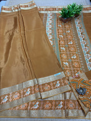 Semi Crepe Sarees #G124