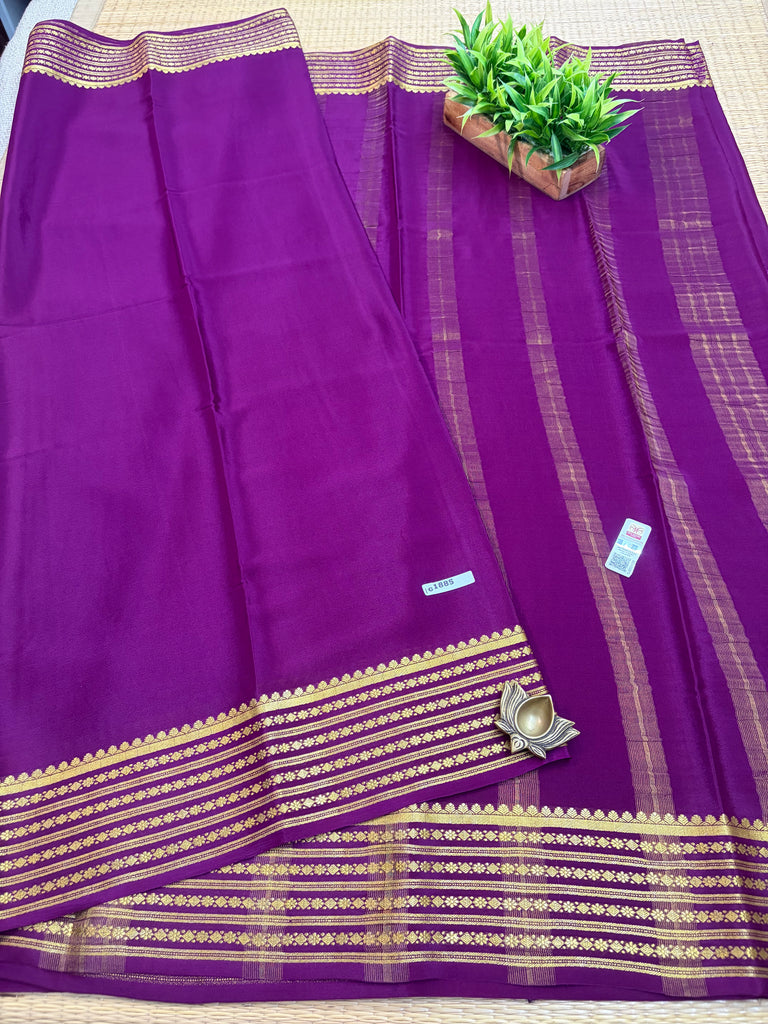Pure Crepe Silk Saree #G1885