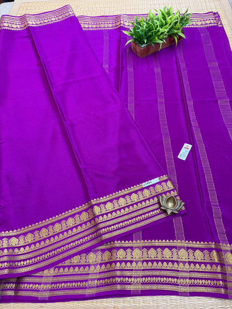 Pure Crepe Silk Saree #G1891