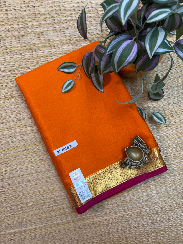 Pure Crepe Silk Saree #F6703