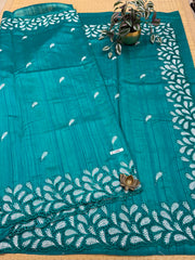 Tussar Silk Sarees #F7296