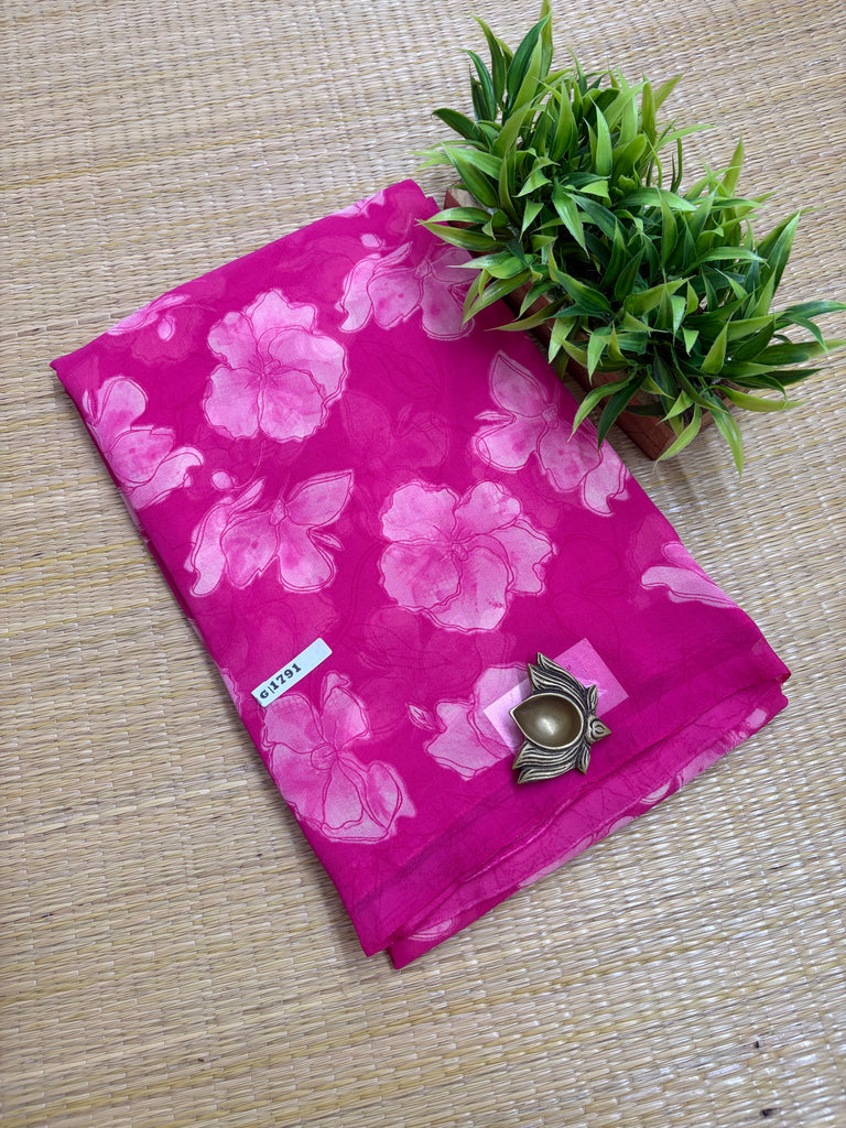 Designer Synthetic Saree#G1791
