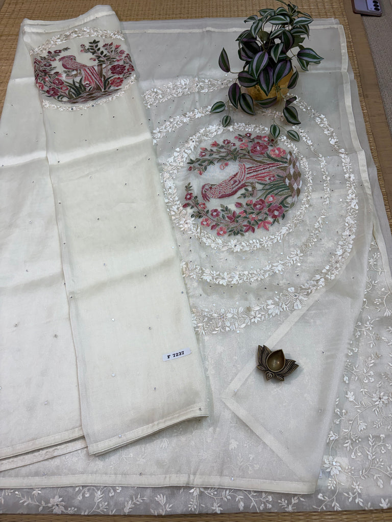 Organza Saree #F7237
