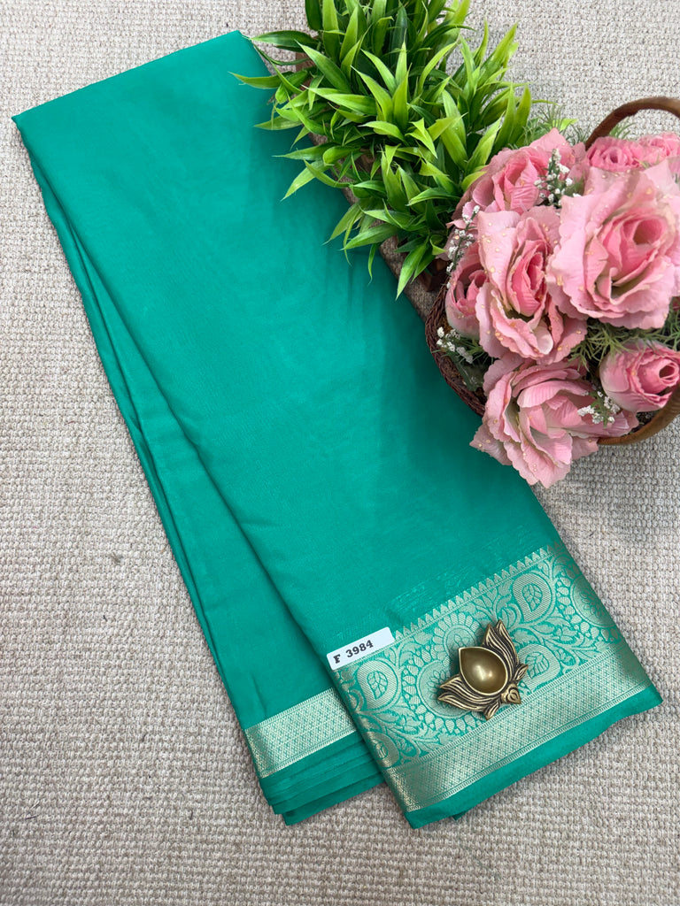 Semi Crepe Sarees #F3984