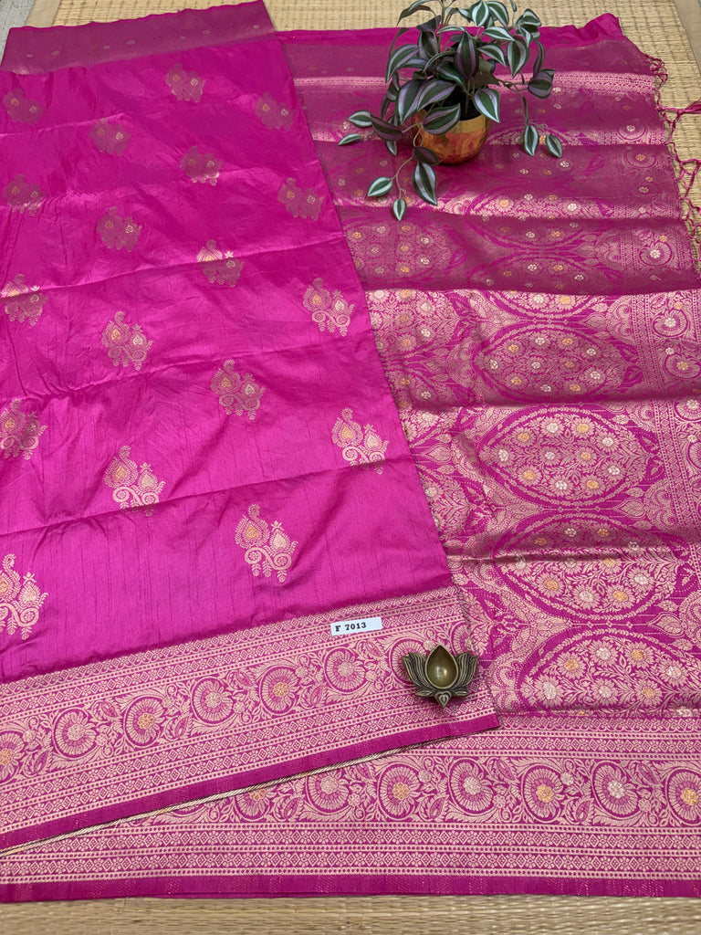 Semi Jute Silk Sarees #F7013