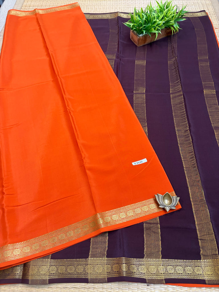 Pure Crepe Silk Saree #F9132