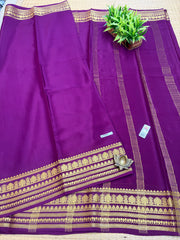 Pure Crepe Silk Saree #G1888