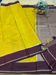 Butter crepe saree #F5517