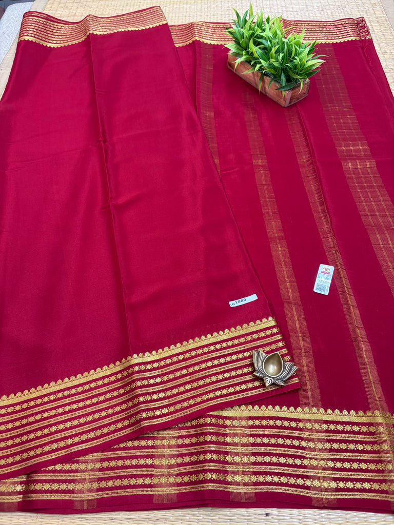 Pure Crepe Silk Saree #G1883
