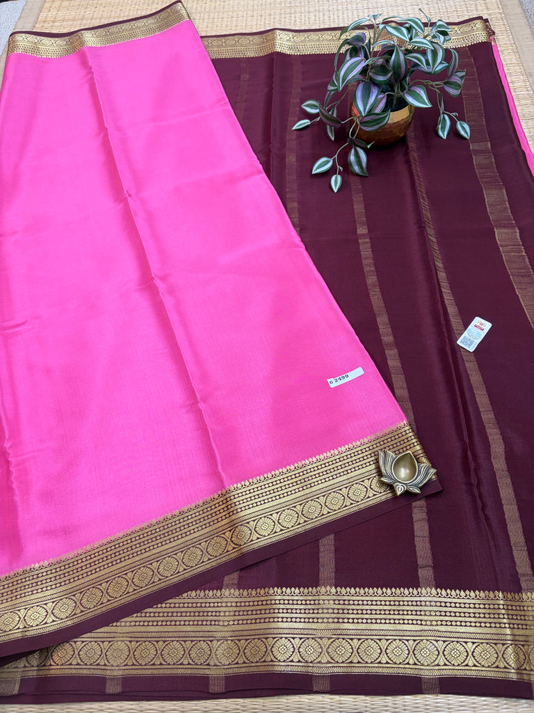 Pure Crepe Silk Saree #G2499