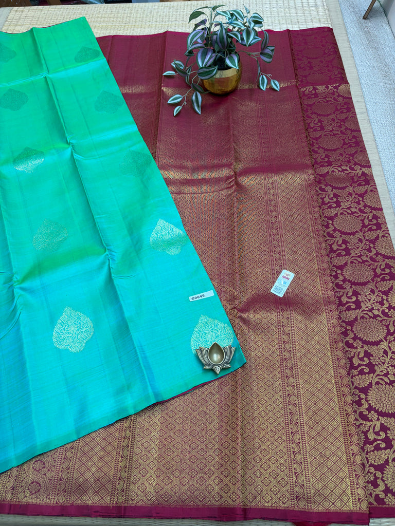 Kanchi Pure Silk Partly Pallu #G645