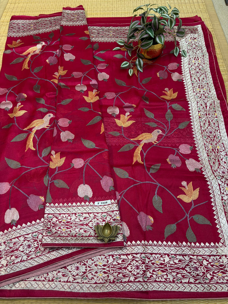 Tissue Banaras Semi Silk #F7228