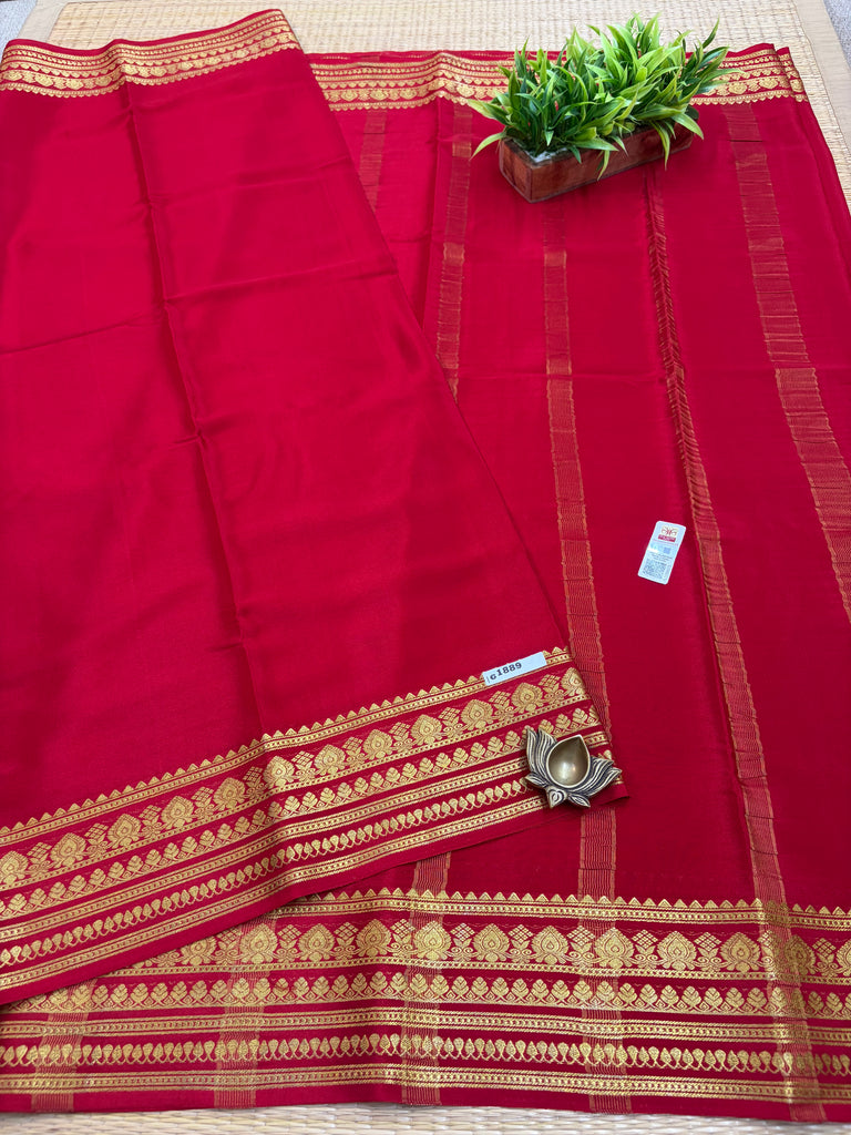 Pure Crepe Silk Saree #G1889