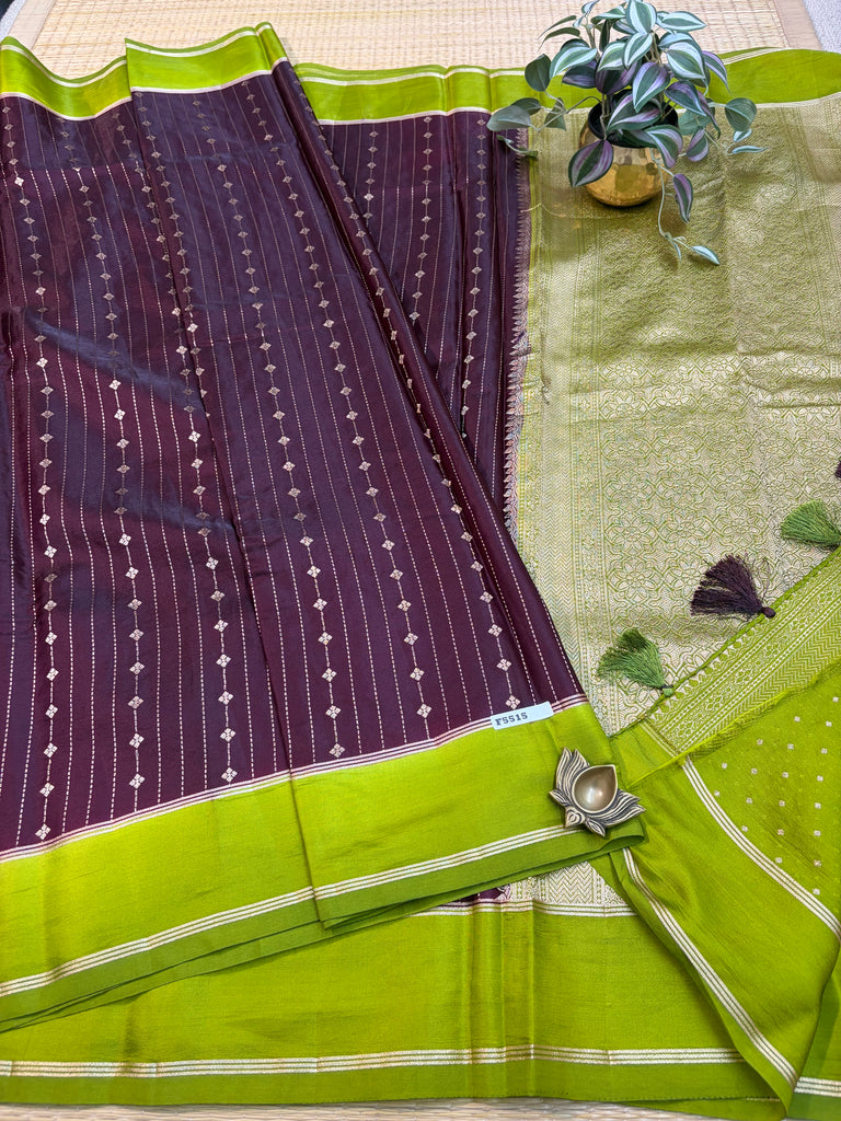 Butter crepe saree #F5515
