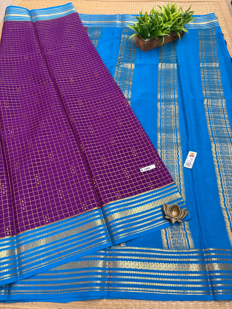 Pure Crepe Silk Saree #G1401