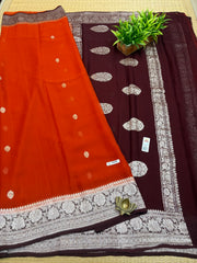 Pure Banaras Georgette Sarees #G2438