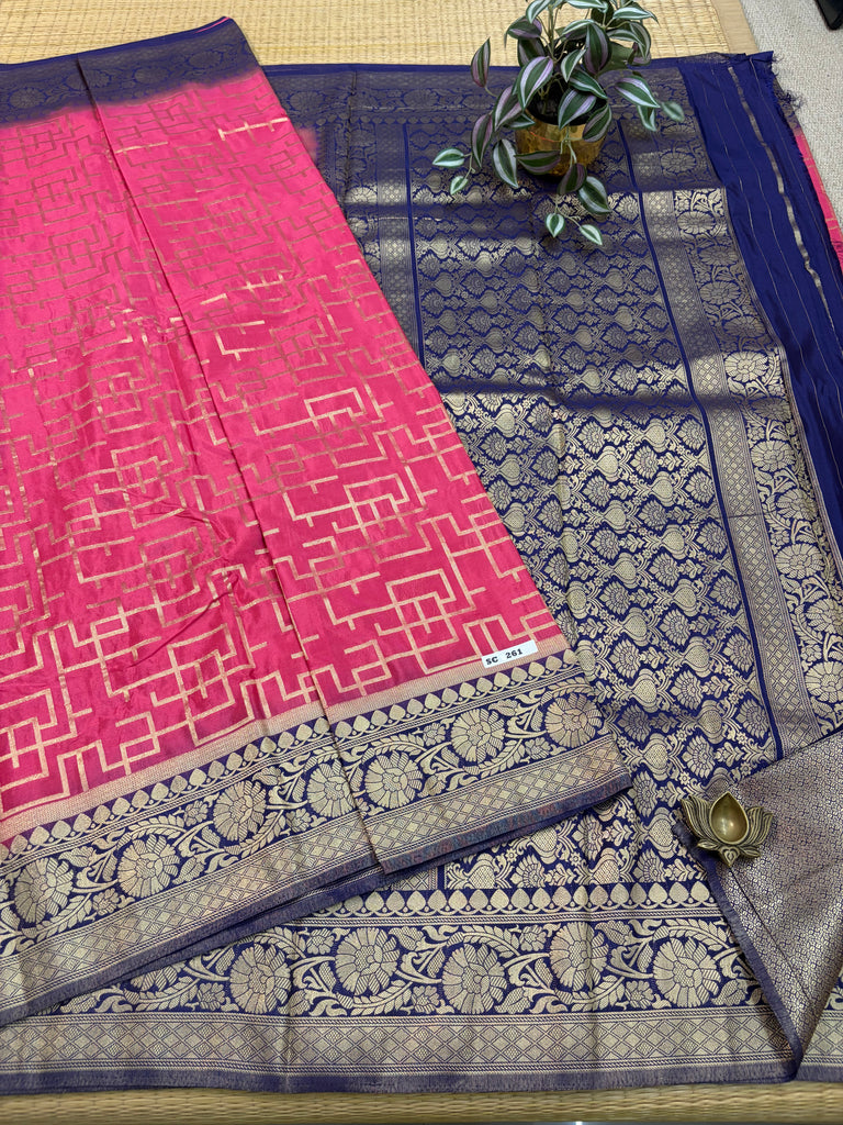 Semi Crepe Sarees #SC261