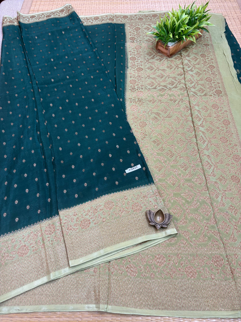 Semi Banarasi Crepe Sarees #G2617
