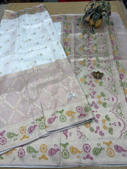 Raw Silk Saree #F4452