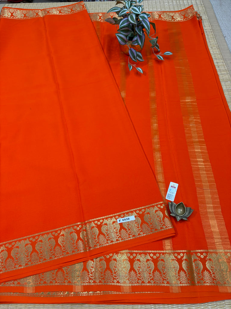 Pure Crepe Silk Saree #F6930