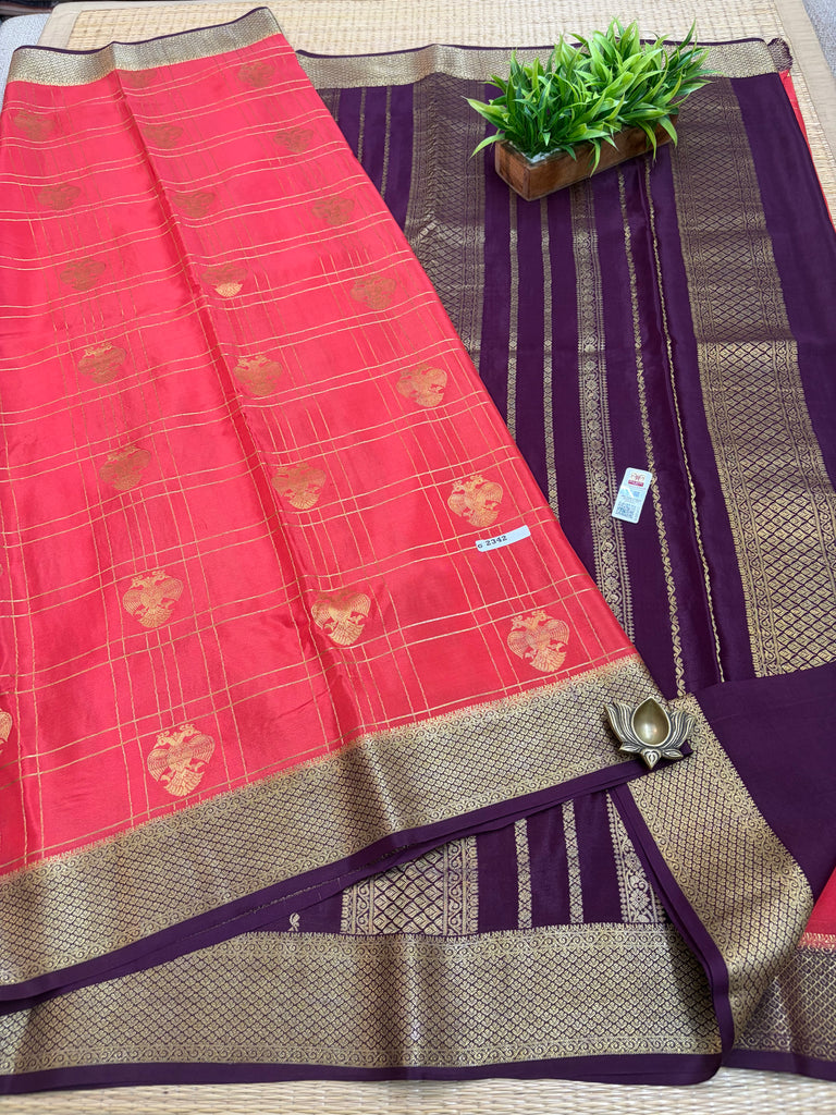 Pure Crepe Silk Saree #G2342