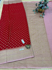 Pure Banaras Georgette Sarees #F6269
