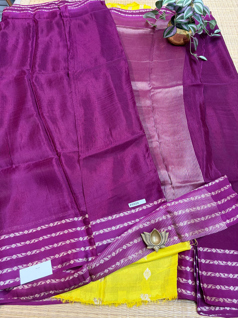 Semi Crepe Sarees #F5522