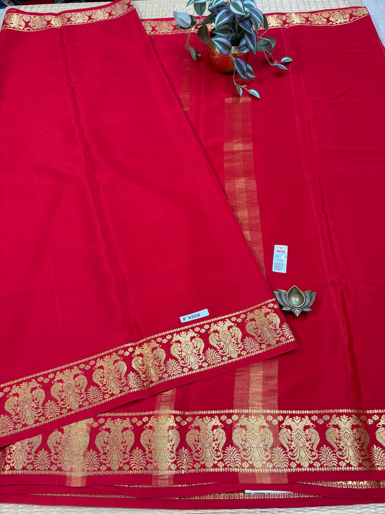 Pure Crepe Silk Saree #F6928