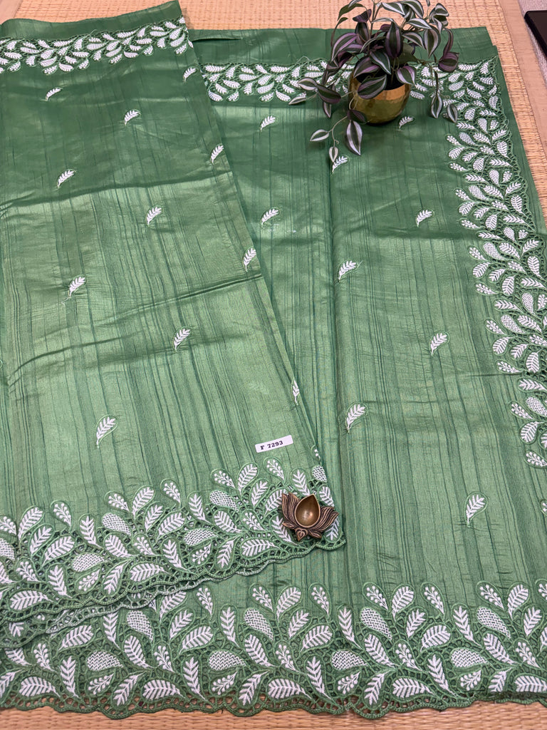 Tussar Silk Sarees #F7293