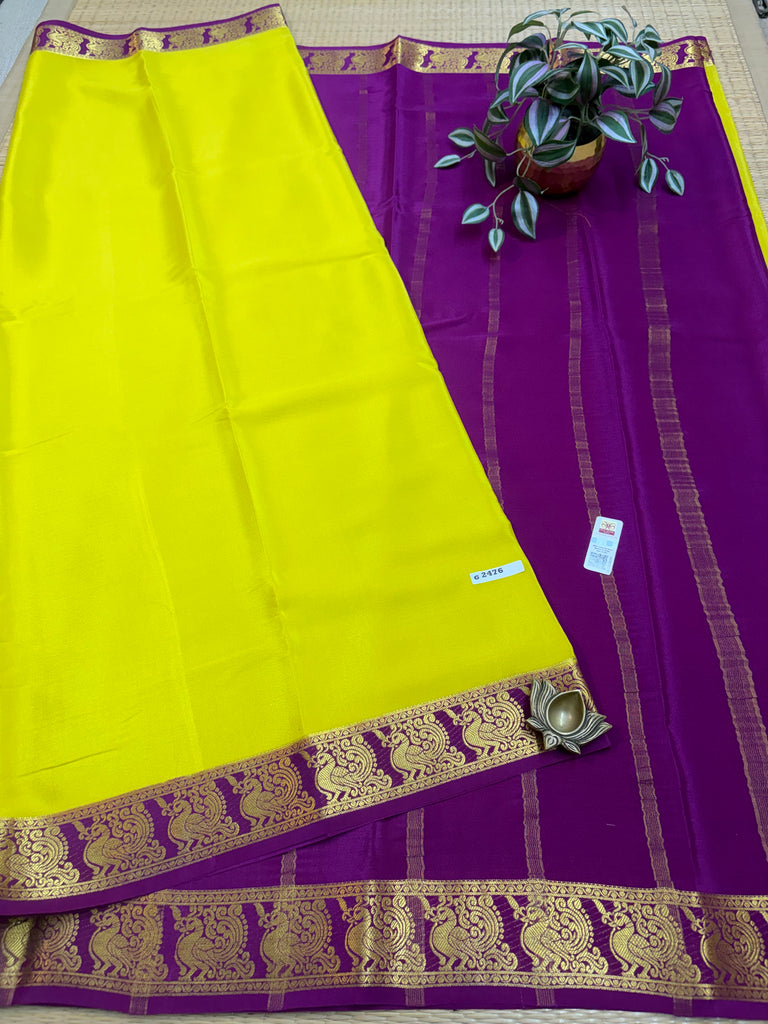 Pure Crepe Silk Saree #G2476