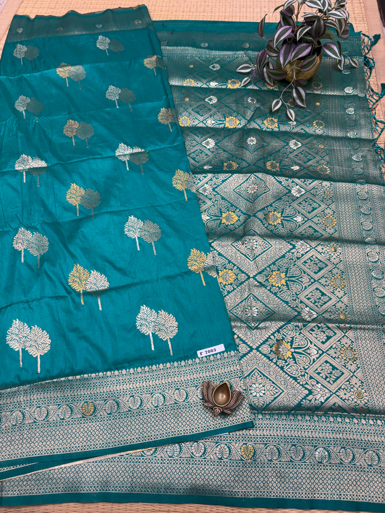 Semi Jute Silk Sarees #F7003