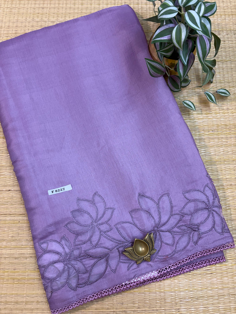 Butter Crepe Sarees #F8227