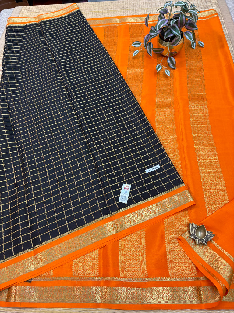 Pure Crepe Silk Saree #F4625