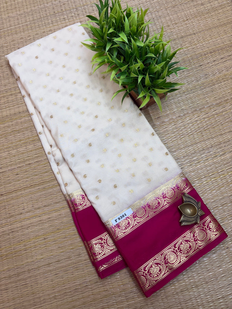 Semi Crepe Sarees # G9301