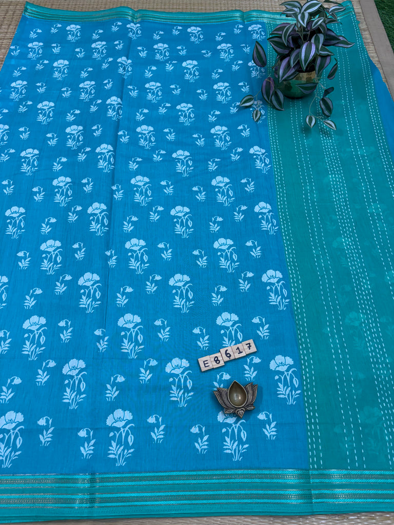 Fancy Cotton Sarees #E8617