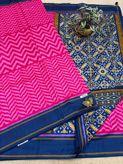 Patola Printed Silk #F2446