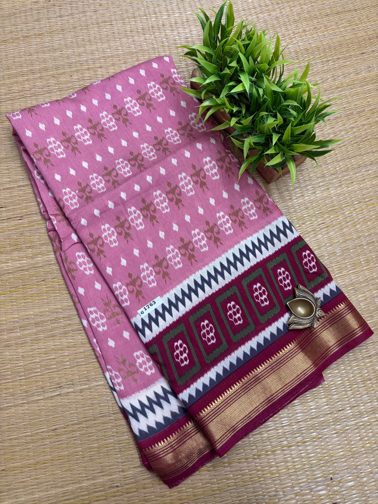 Mul Mul Silk Saree #G1763