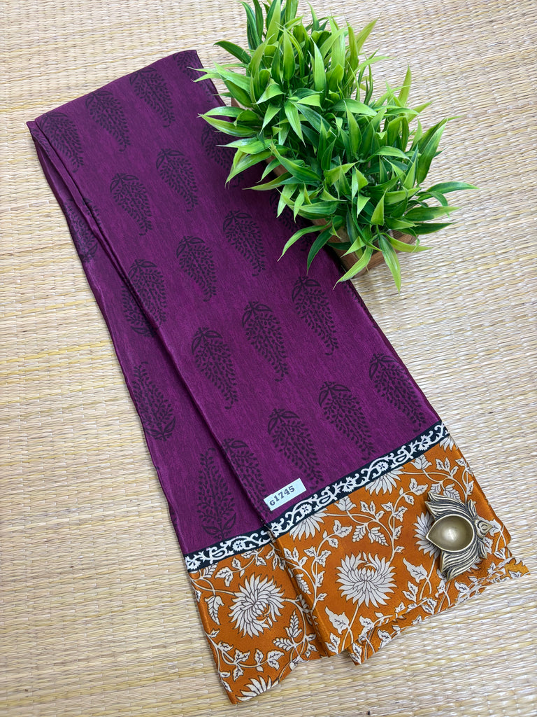 Printed Crepe Silk #G1745