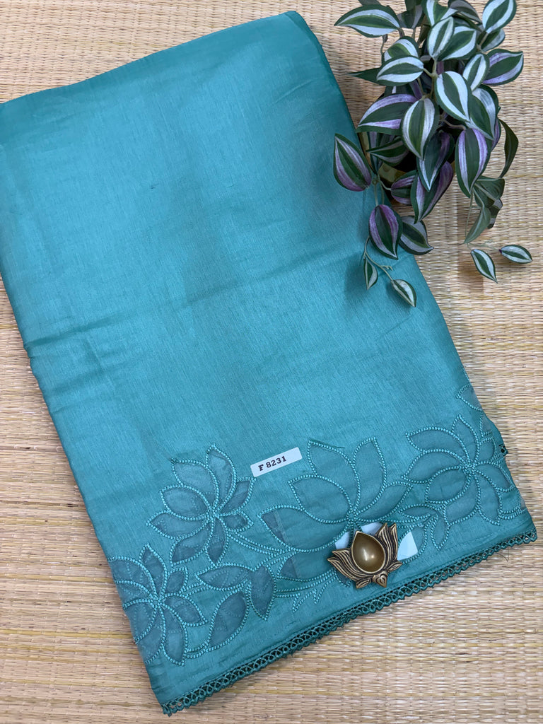 Butter Crepe Sarees #F8231
