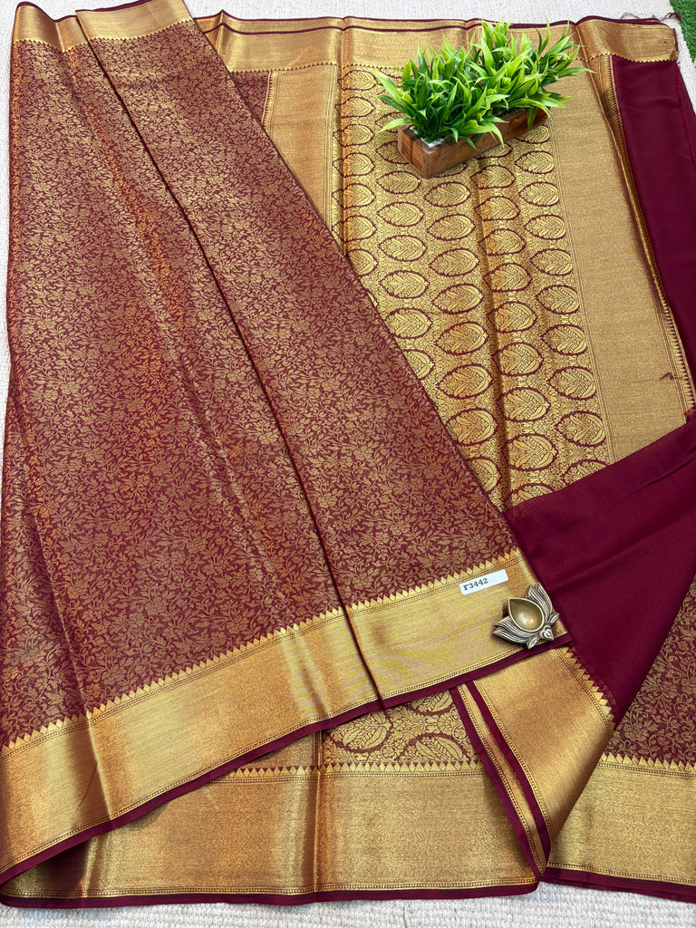 Brocade Semi Georgette #F3442