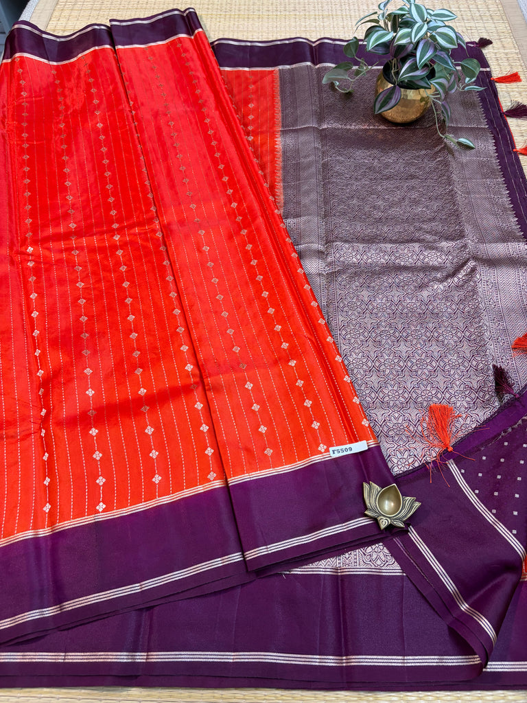 Butter crepe saree #F5509