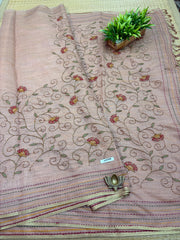 Linen Sarees#G2709