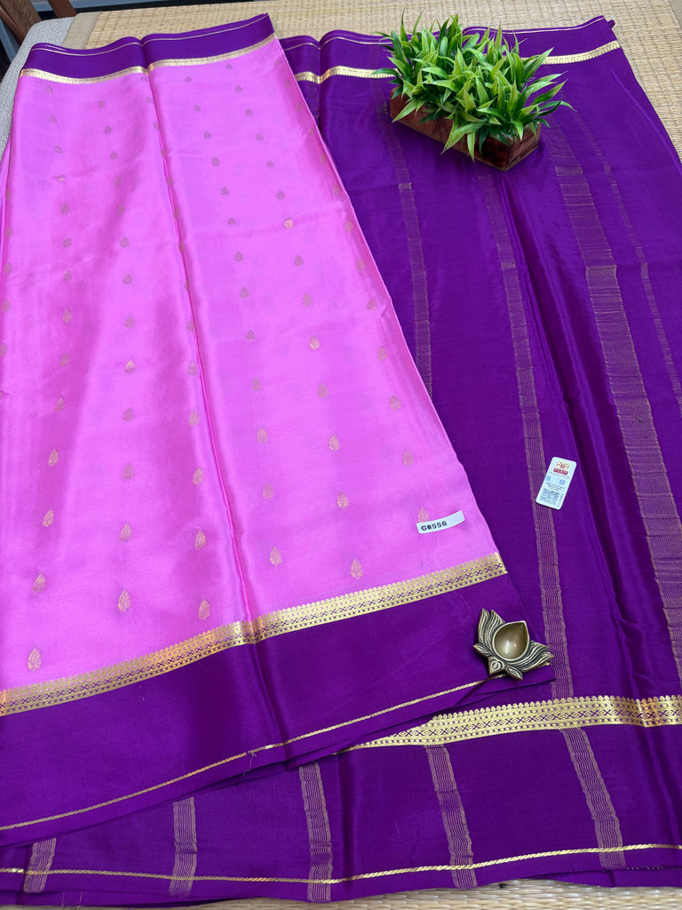 Pure Crepe Silk Saree #G556