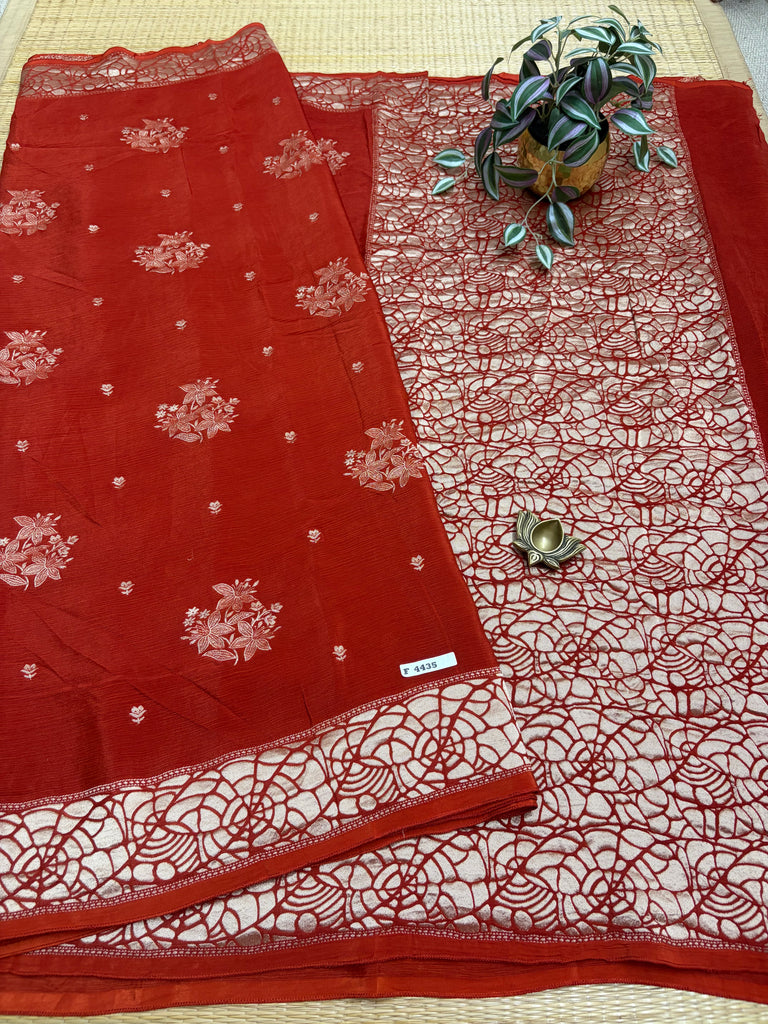 Semi Banarasi Georgette #F4435