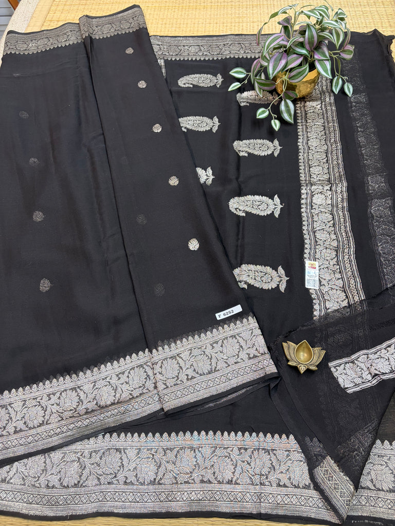 Pure Banaras Georgette Sarees #F6252