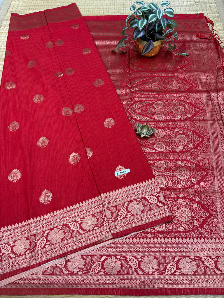 Semi Jute Silk Sarees #F4990