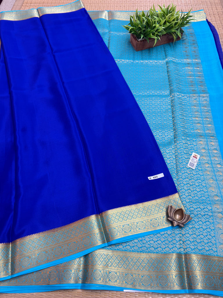 Pure Crepe Silk Saree #G492
