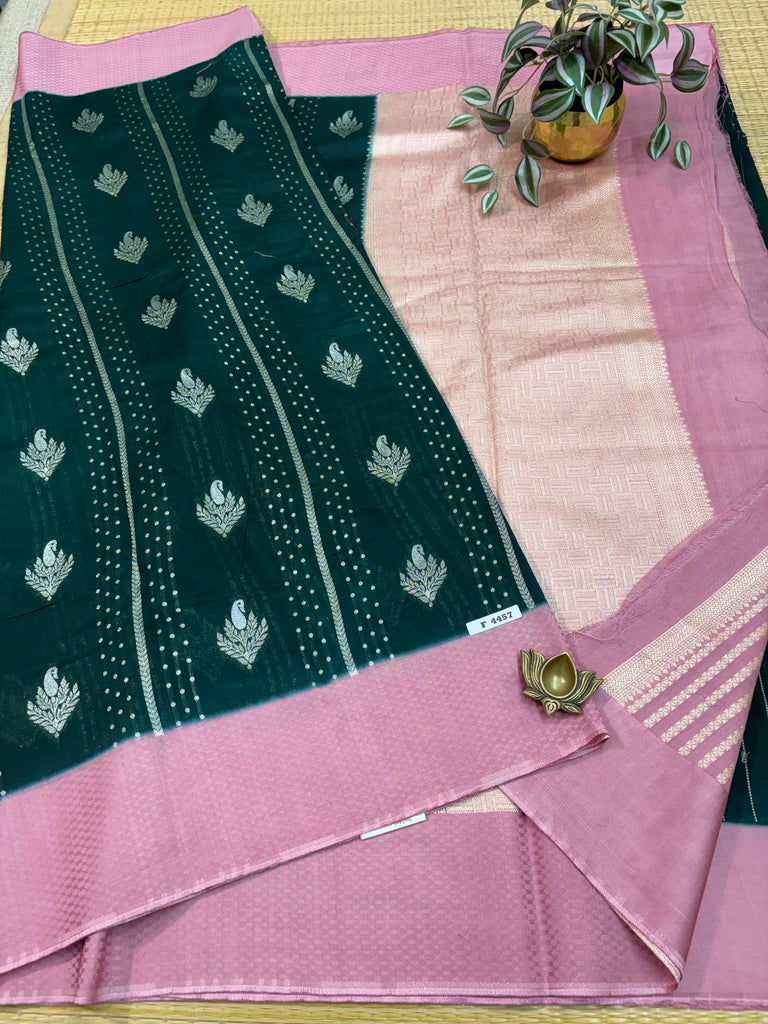 Varanasi Silk Blend Sarees #F4457